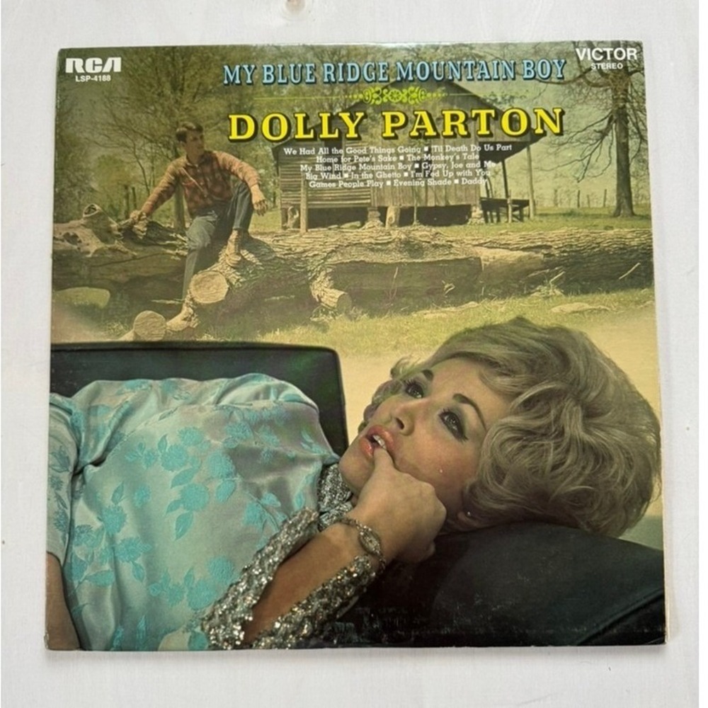 Dolly Parton My Blue Ridge Mountain Boy Vinyl LP 1969 RCA LSP-4188 Country MN